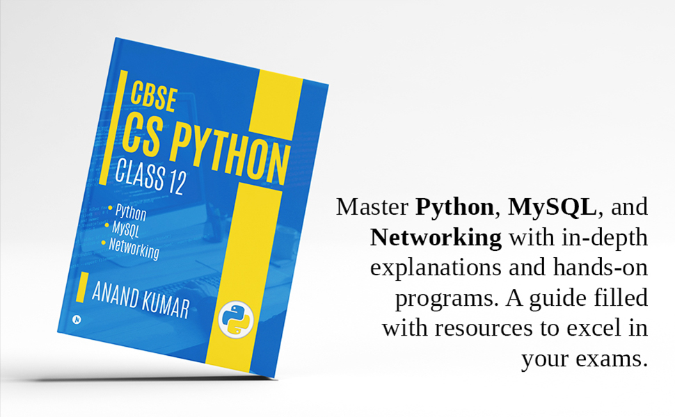 CBSE Class 12 CS Python Book by Anand Sir